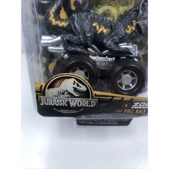 Jurassic World Dominion Zoom Riders Pull Back Power Indoraptor Dinosaur Racer - Picture 5 of 8